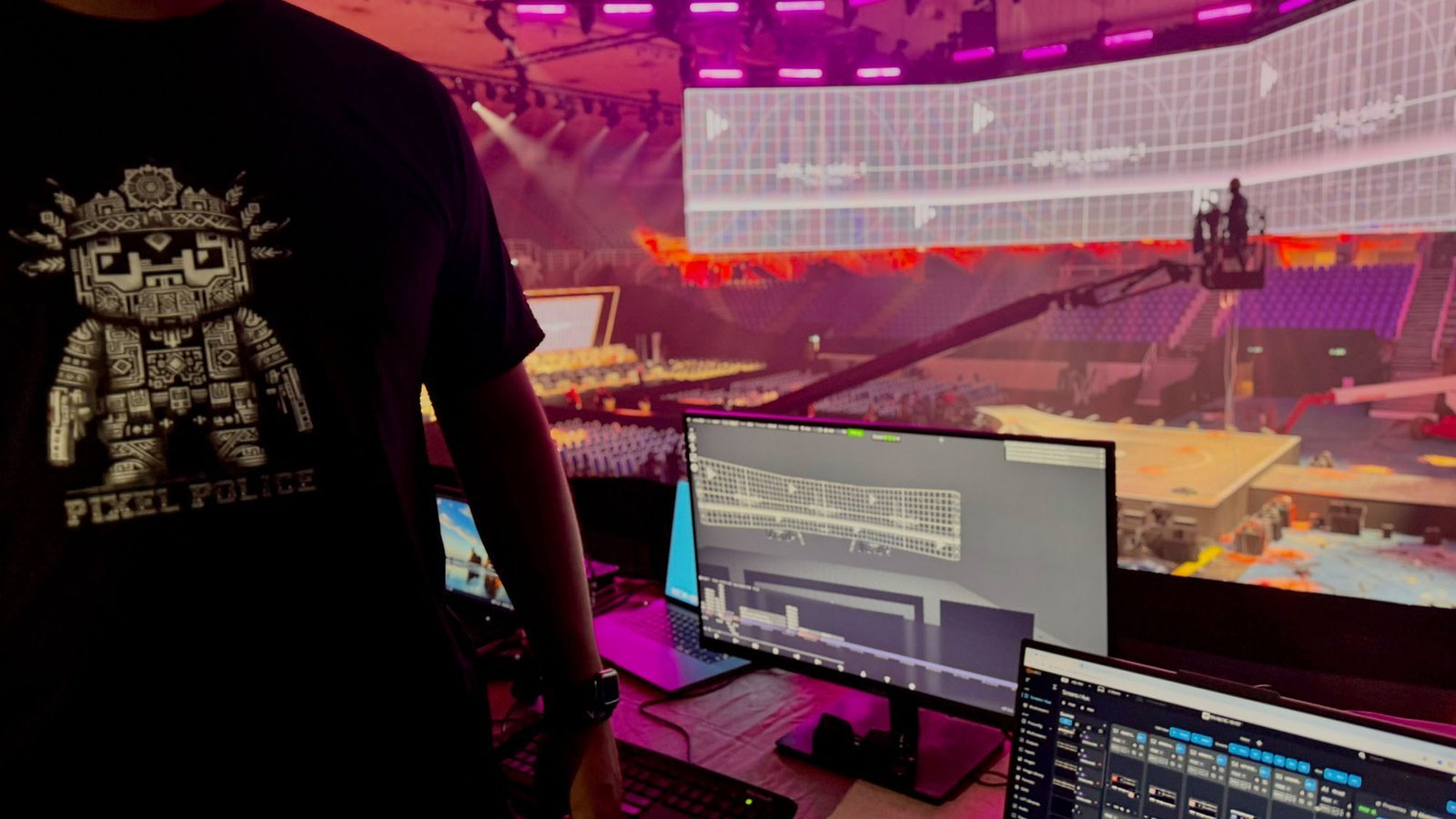 VCON live-event stage in Penang